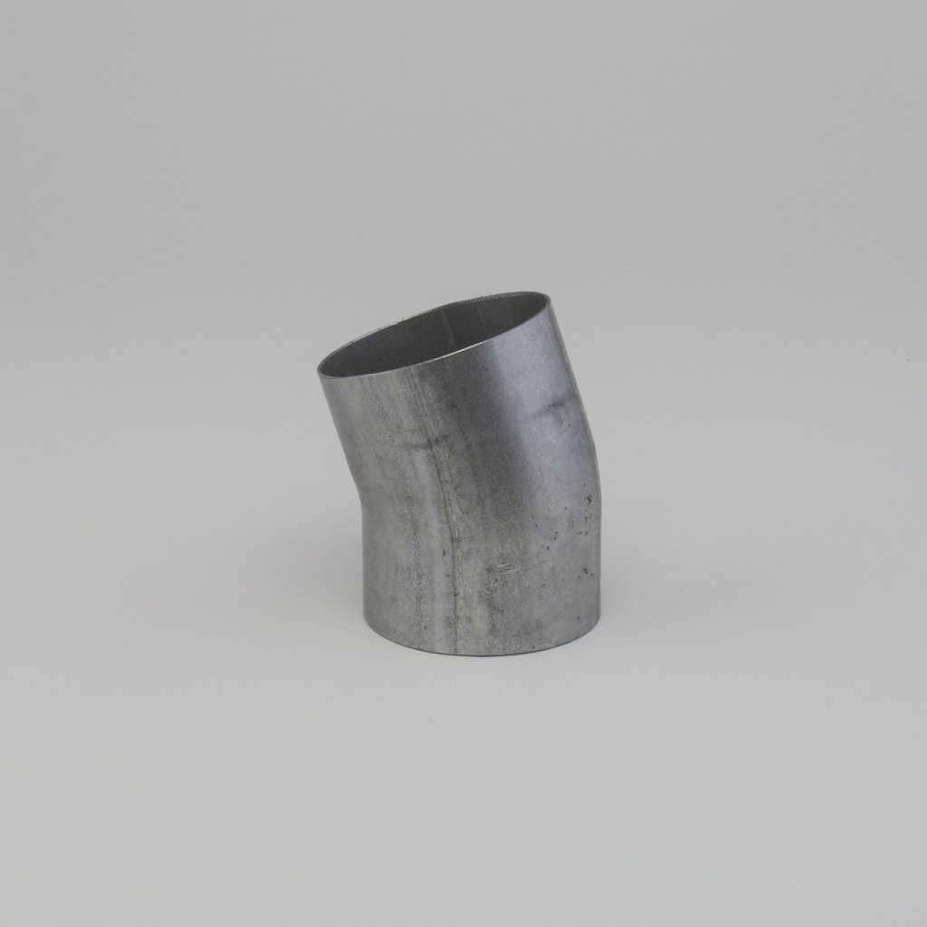 ELBOW 15Â° 4" ALUM.STEEL SHORT