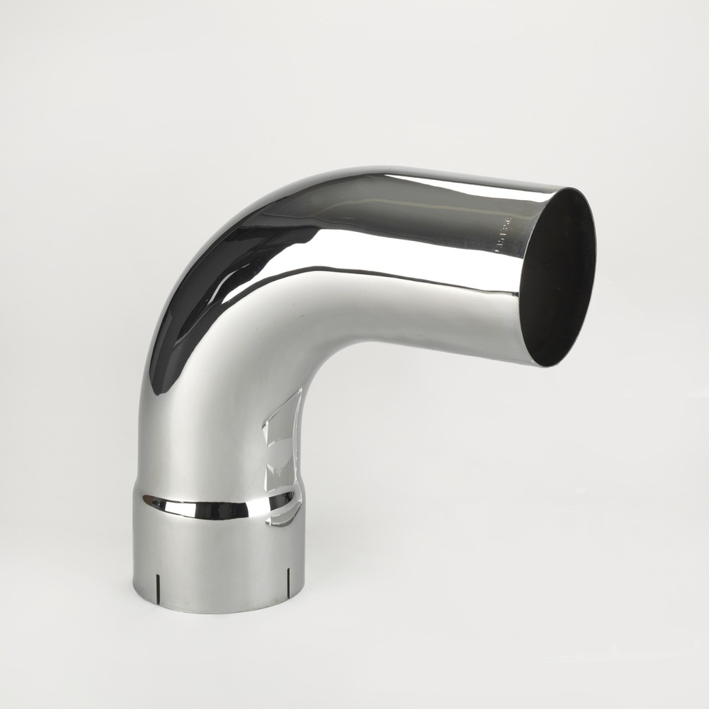 COUDE, 90 DEGREE 5 IN (127 MM) OD-ID CHROME