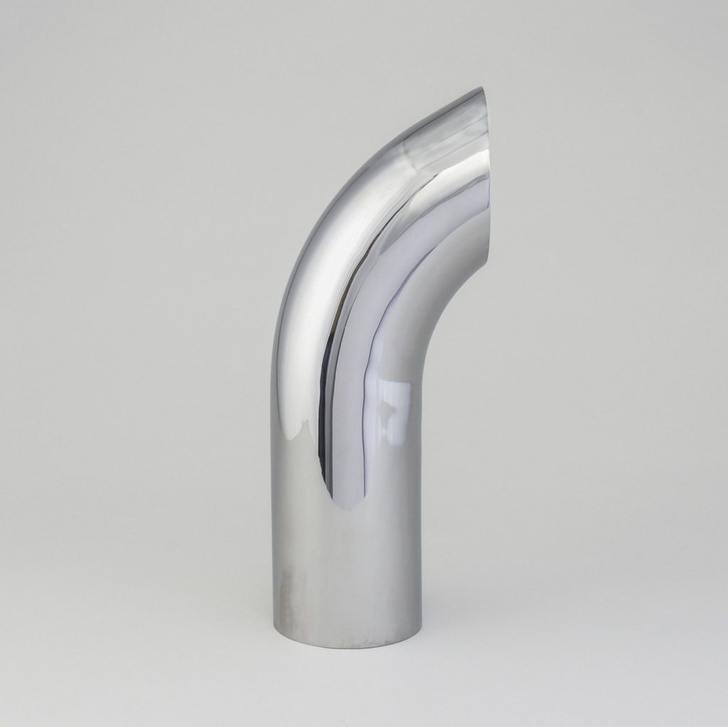 TAILPIPE, 5 IN (127 MM) OD X 18 IN (457 MM) CHROME