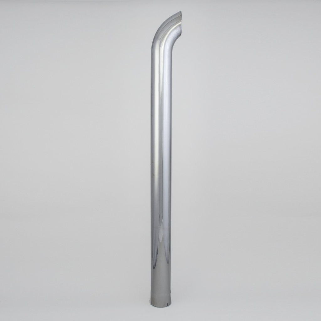 STACK PIPE, CURVED 5 IN (127 MM) ID X 72 IN (1829 MM) CHROME