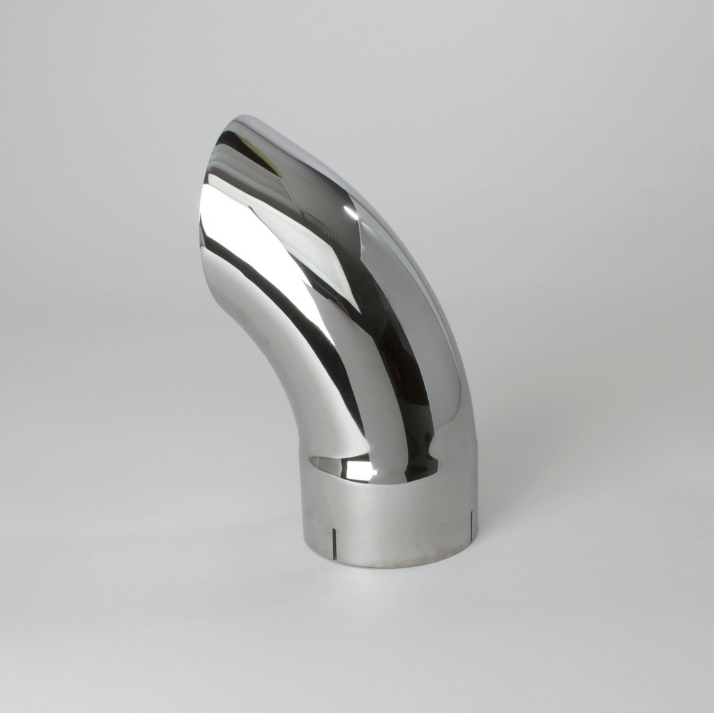 TAILPIPE, 5 IN (127 MM) ID X 12 IN (305 MM) CHROME