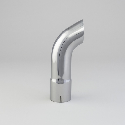 [J014621] TAILPIPE, 3 IN (76 MM) ID X 12 IN (305 MM) CHROME