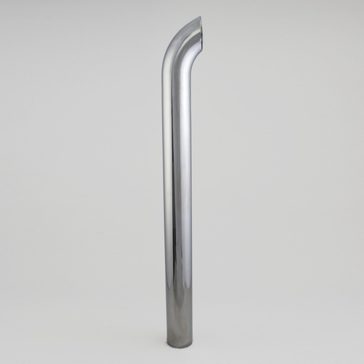 [P208395] STACK PIPE, CURVED 5 IN (127 MM) OD X 60 IN (1524 MM) CHROME