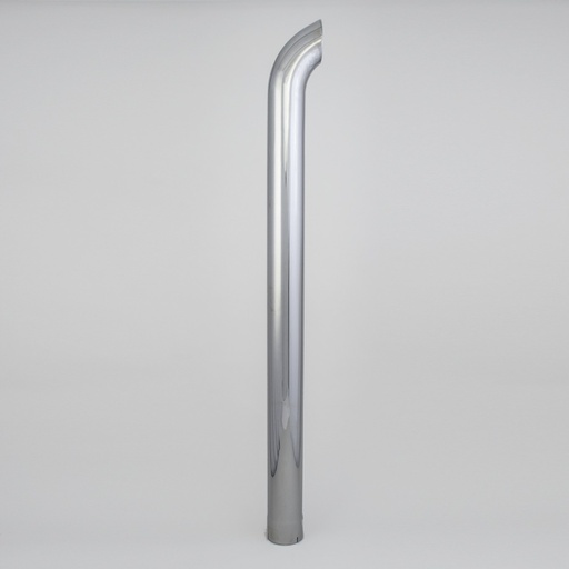 [P216205] STACK PIPE, CURVED 5 IN (127 MM) ID X 72 IN (1829 MM) CHROME